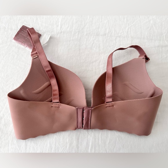 NWOT Women Push-Up Comfort NoWire Bra Seamless No Show Bra Seamless Bralette 34C - Picture 7 of 9